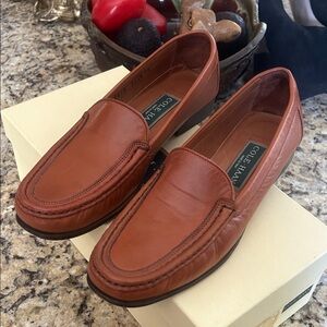 Cole Haan Sz 7.5 AAAA Tan Leather Italian Loafer EUC